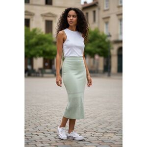 No Name Brand Cashmere Skirt in Mint NWT Size Small